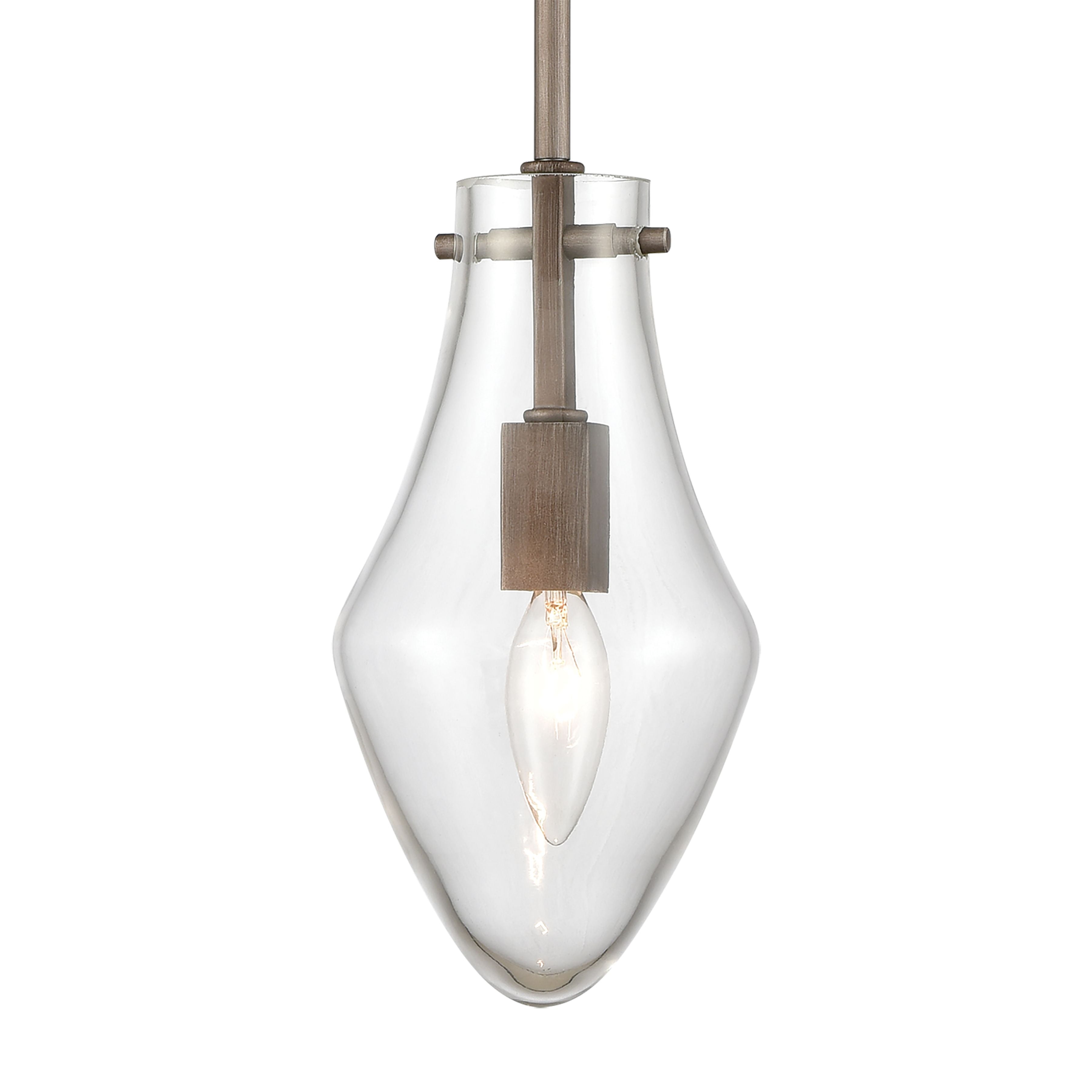 Culmination 5'' Wide 1-Light Mini Pendant - Weathered Zinc