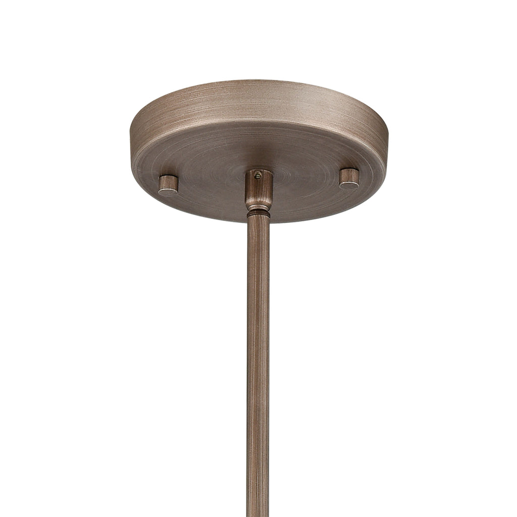 Culmination 6'' Wide 1-Light Mini Pendant - Weathered Zinc