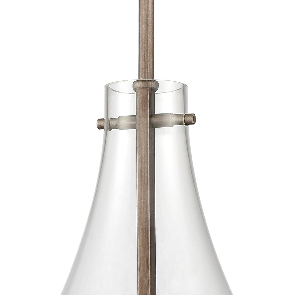 Culmination 6'' Wide 1-Light Mini Pendant - Weathered Zinc