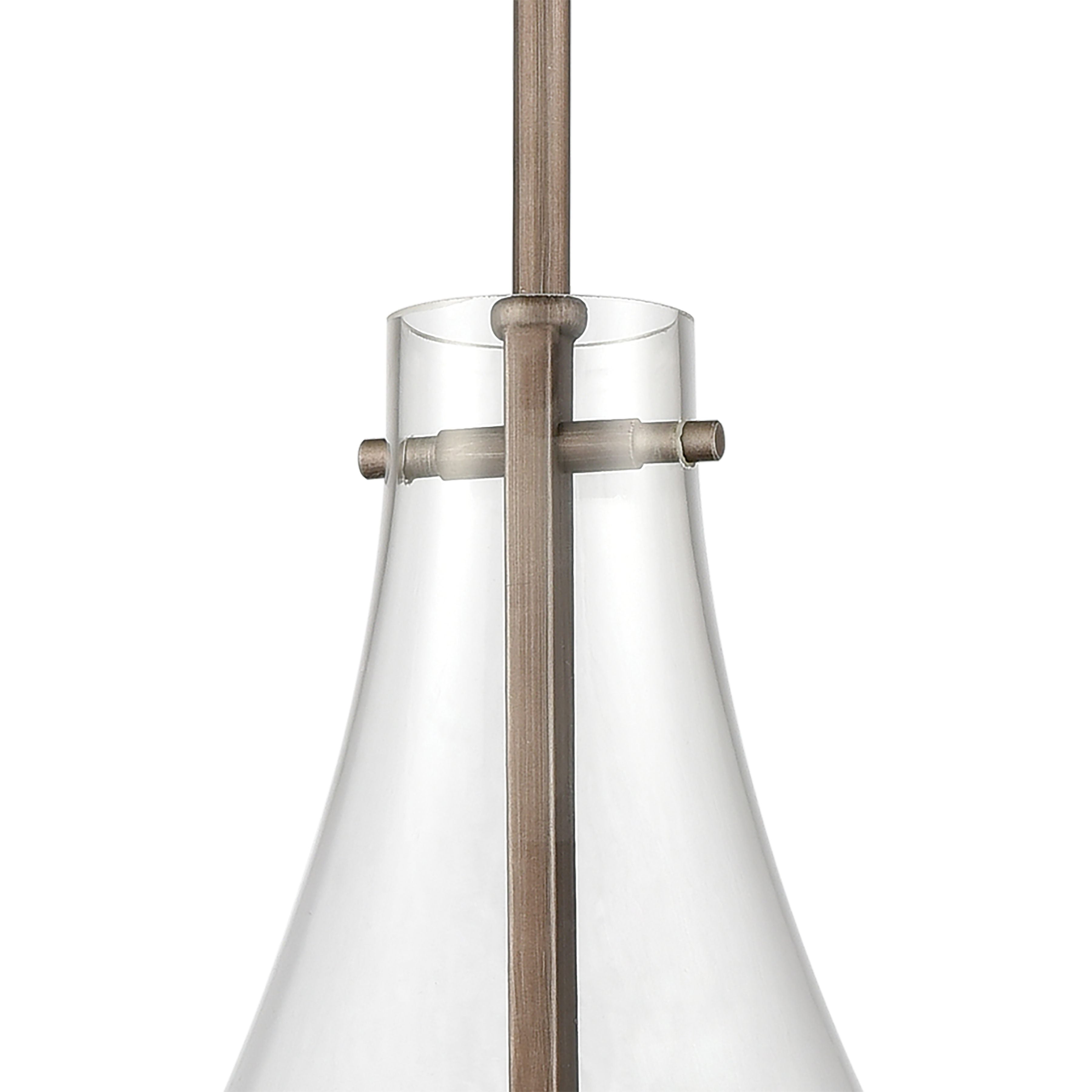 Culmination 6'' Wide 1-Light Mini Pendant - Weathered Zinc