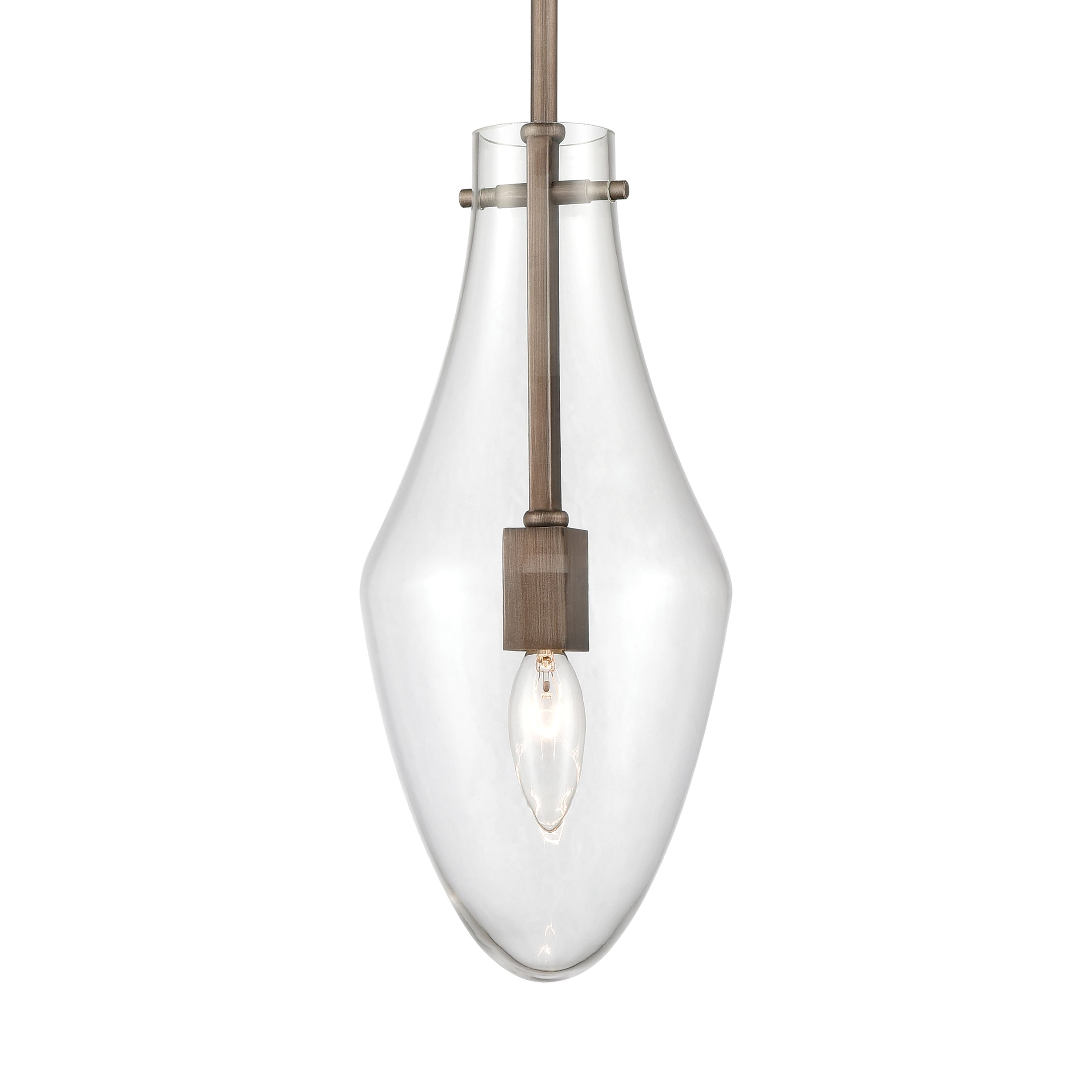Culmination 6'' Wide 1-Light Mini Pendant - Weathered Zinc