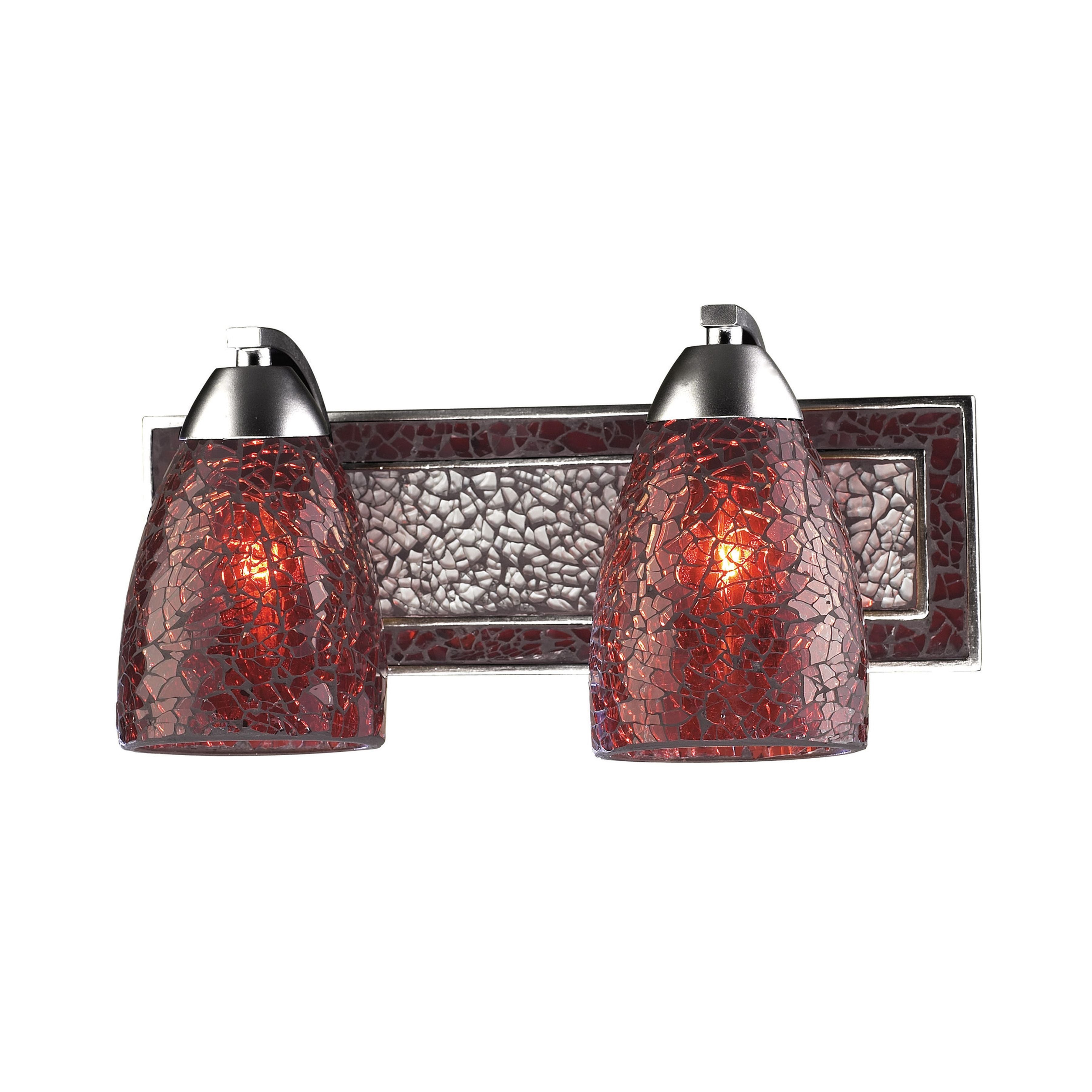 Elegant Bath 14'' Wide 2-Light Vanity Light - Red 2