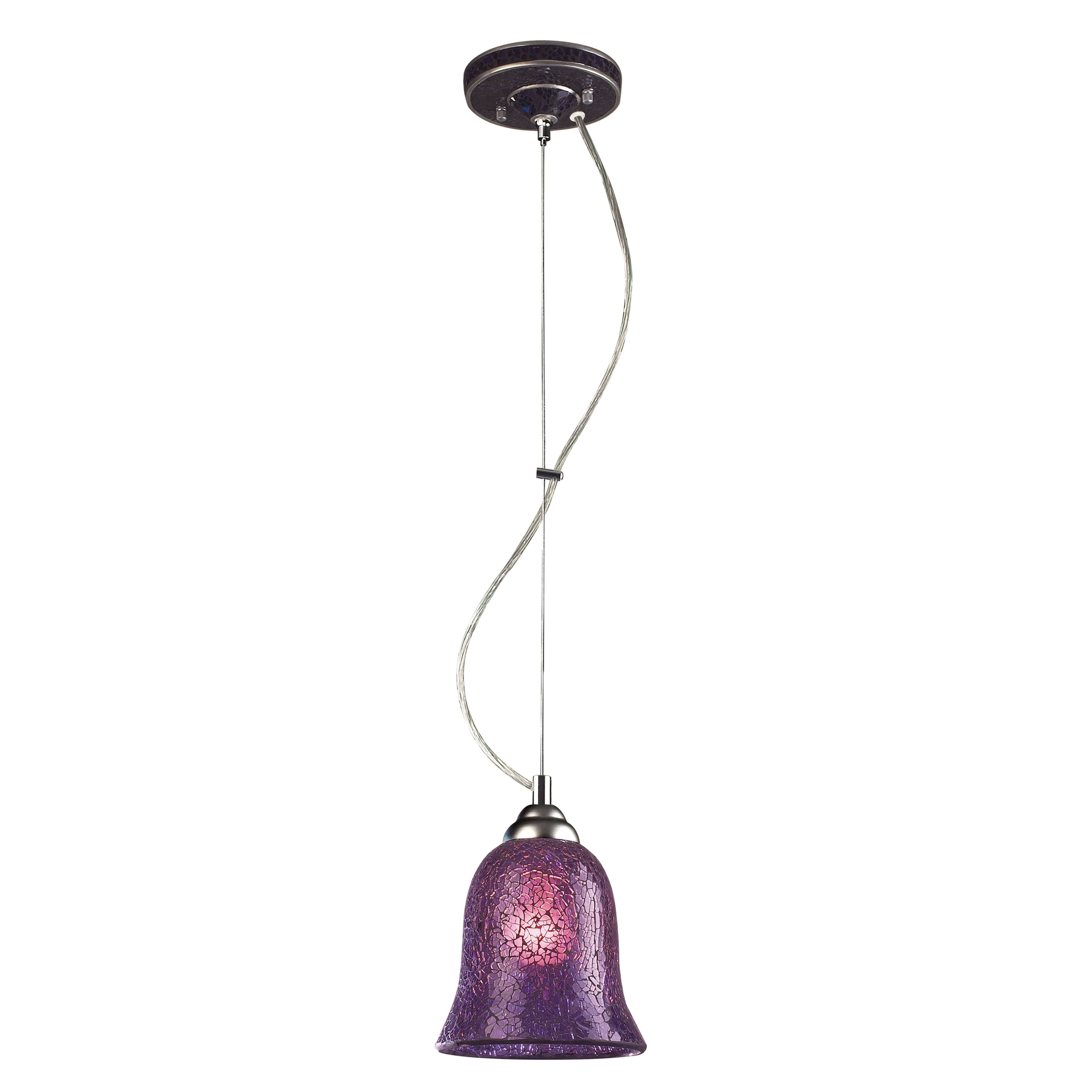 Bellisimo 7'' Wide 1-Light Pendant - Plum