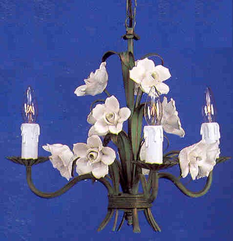 Seraphine 18'' Wide 3-Light Chandelier - Antique Green