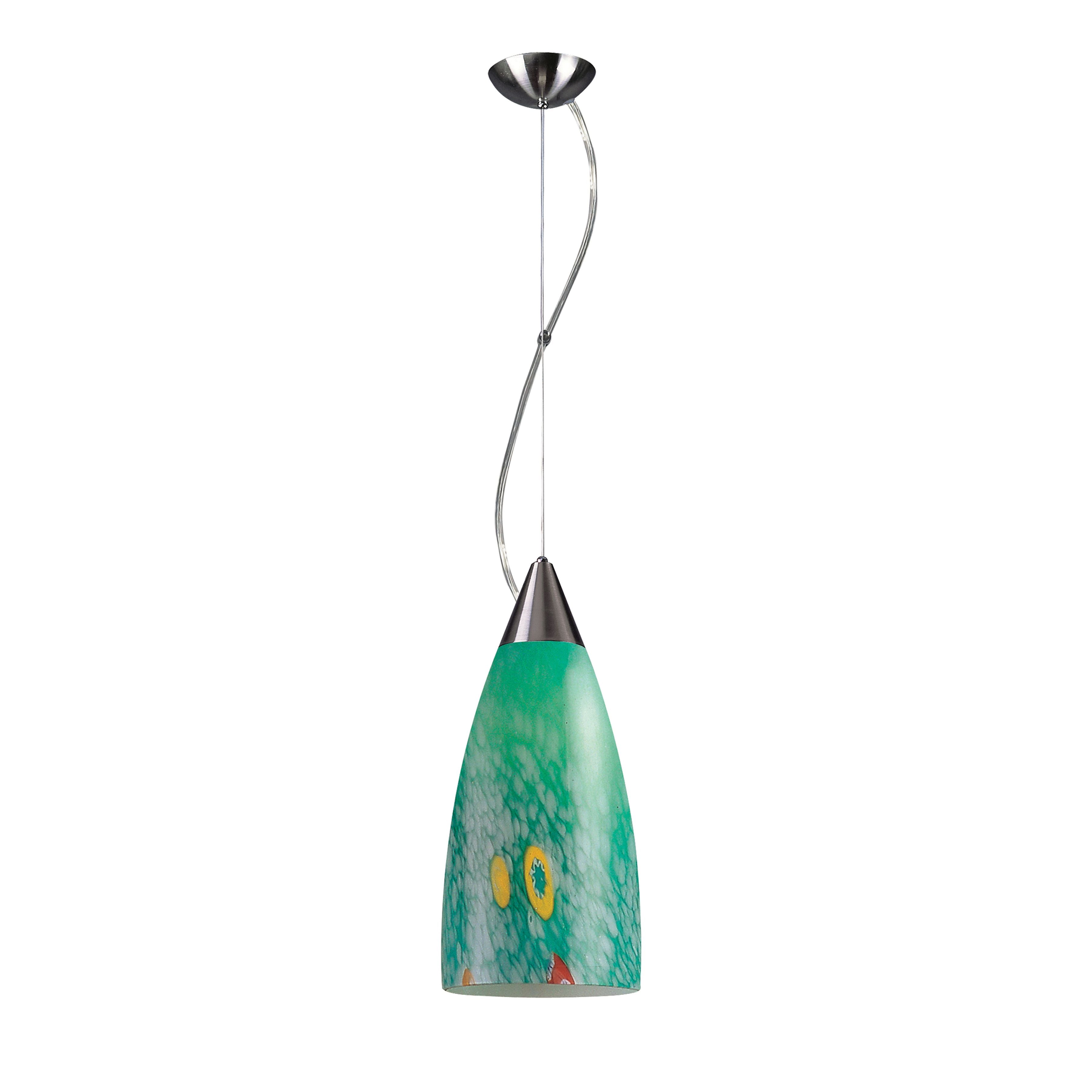 Pendaglio 9'' Wide 1-Light Pendant - Satin Nickel