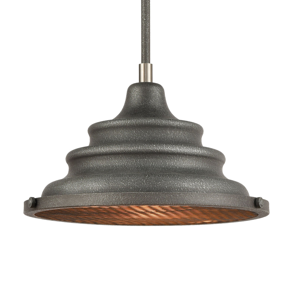 Carbondale 14'' Wide 1-Light Pendant - Slate Mist