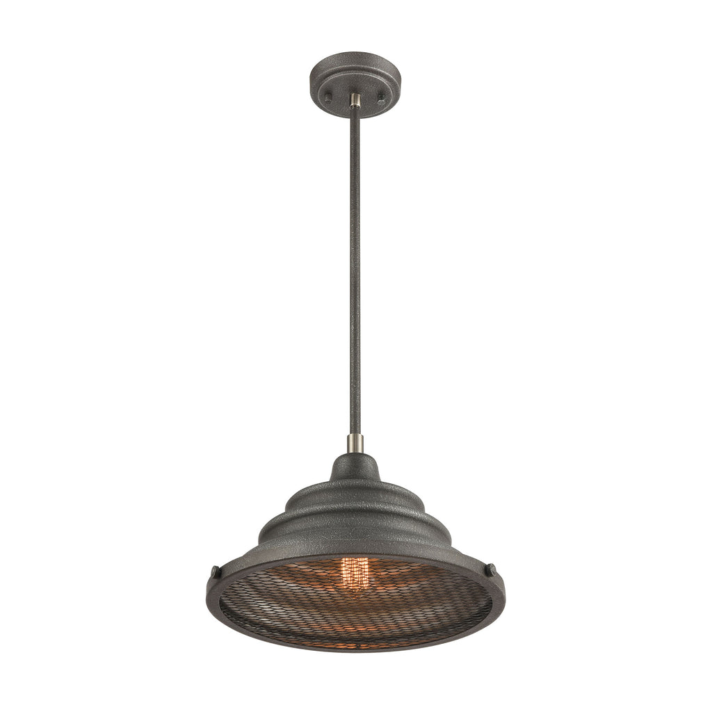 Carbondale 14'' Wide 1-Light Pendant - Slate Mist