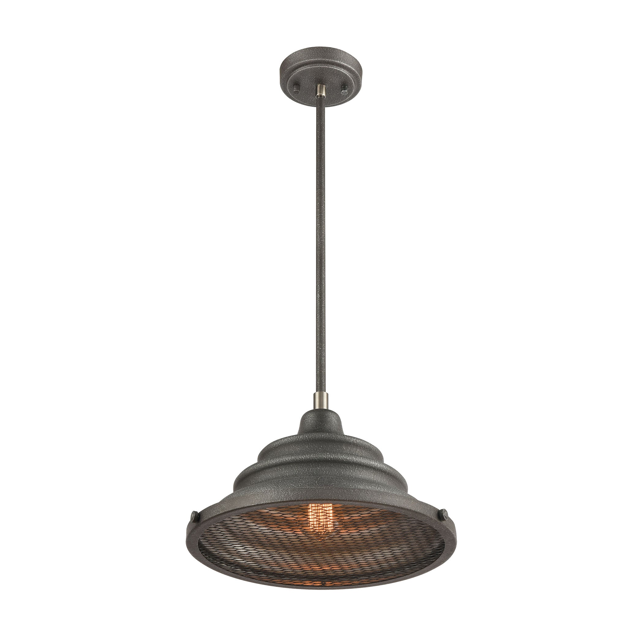 Carbondale 14'' Wide 1-Light Pendant - Slate Mist