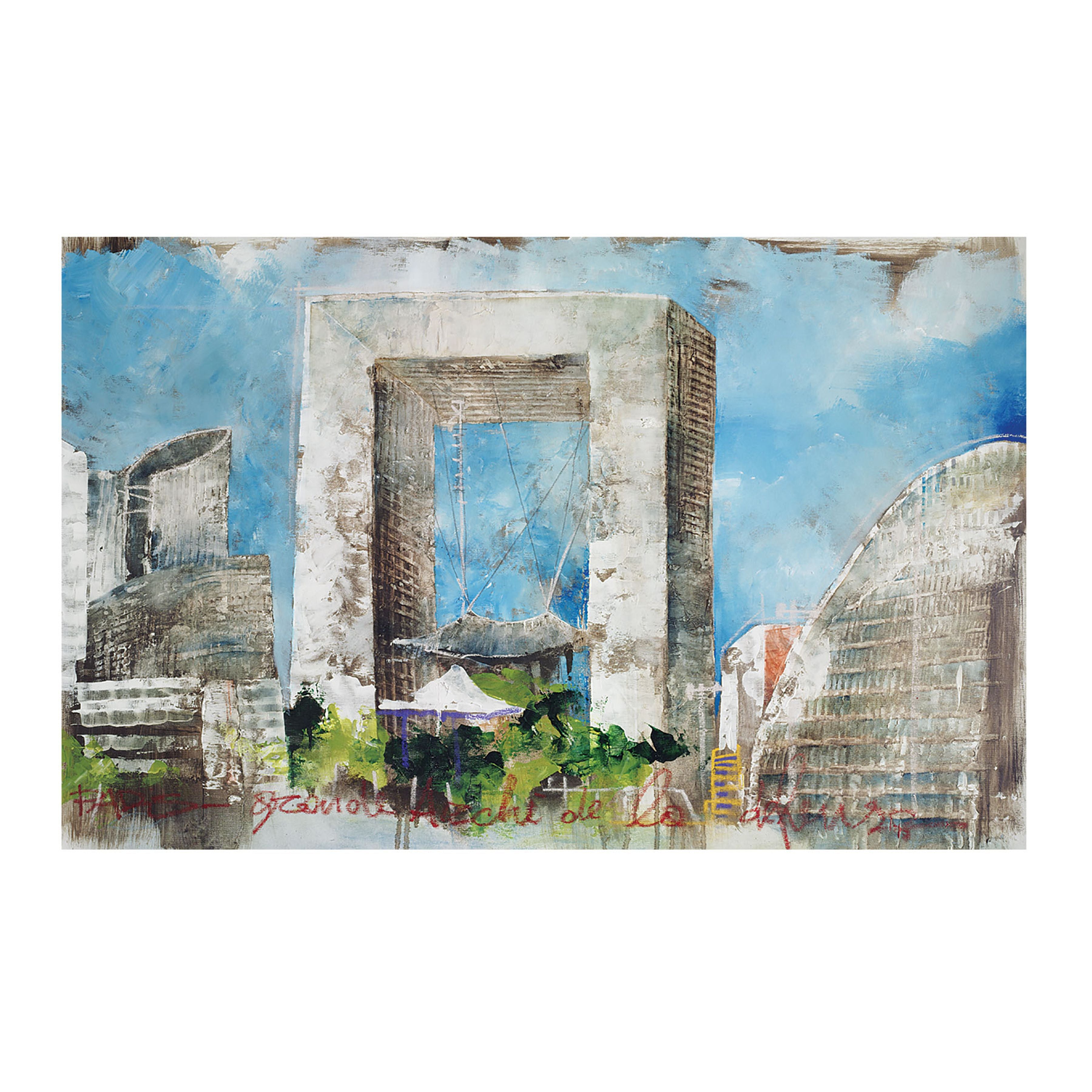 La Defense Wall Art - Multicolor