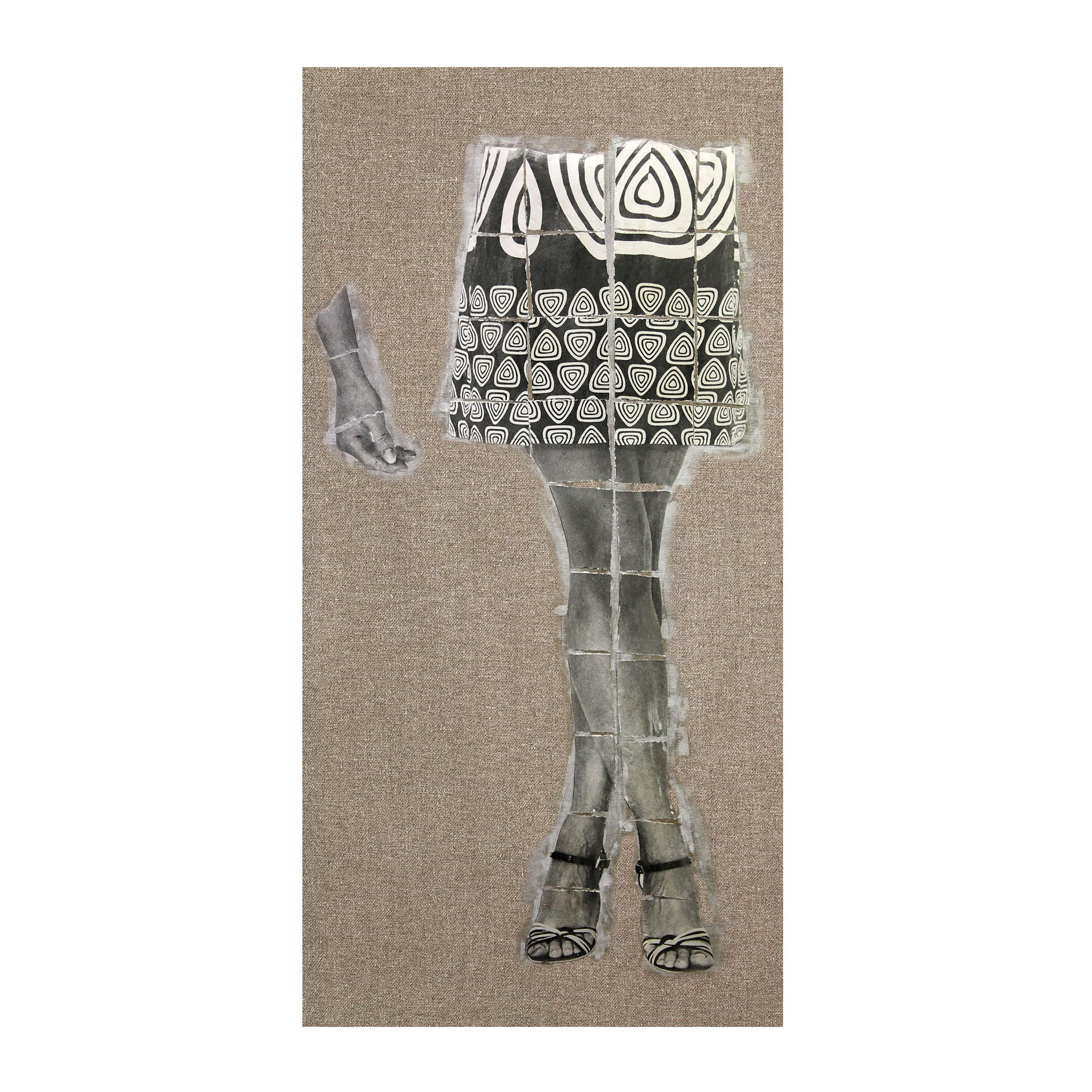 Figure Wall Art - Beige