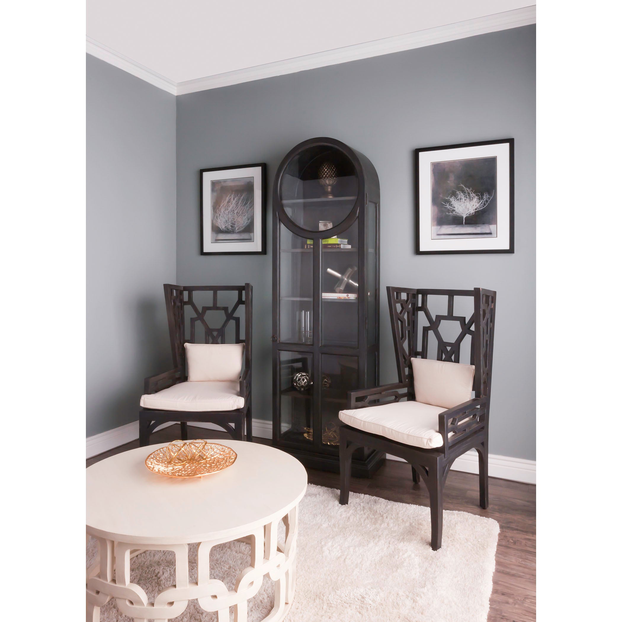 Desert Form Framed Wall Art - Set of 2 Aged Black