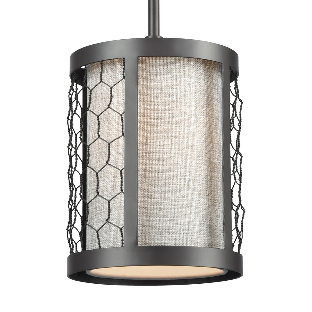Filmore 9'' Wide 1-Light Mini Pendant - Oil Rubbed Bronze