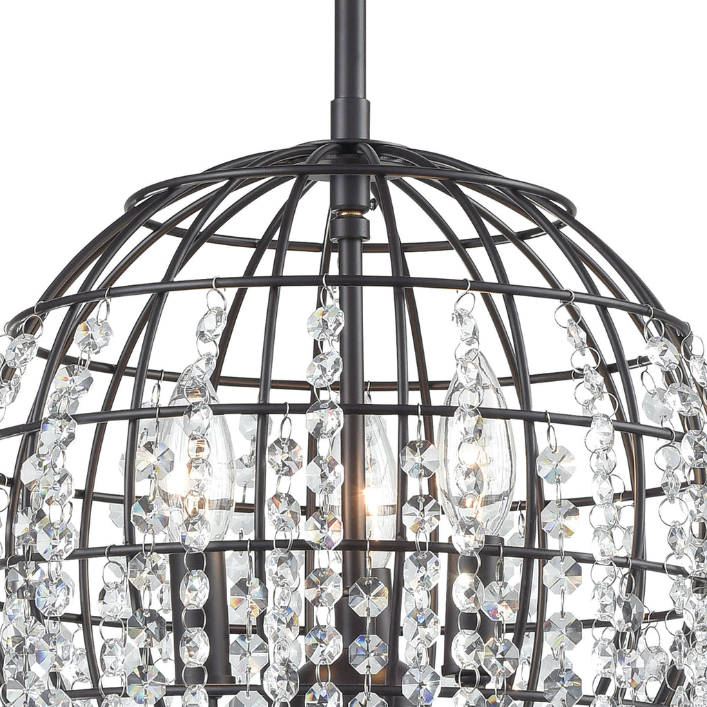 Yardley 13'' Wide 3-Light Pendant - Oil Rubbed Bronze