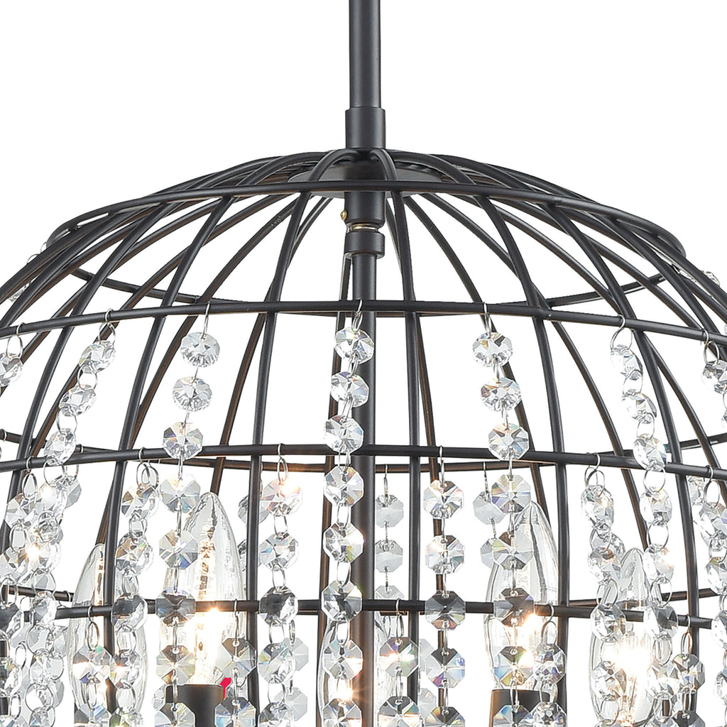 Yardley 17'' Wide 5-Light Chandelier - Oil Rubbed Bronze