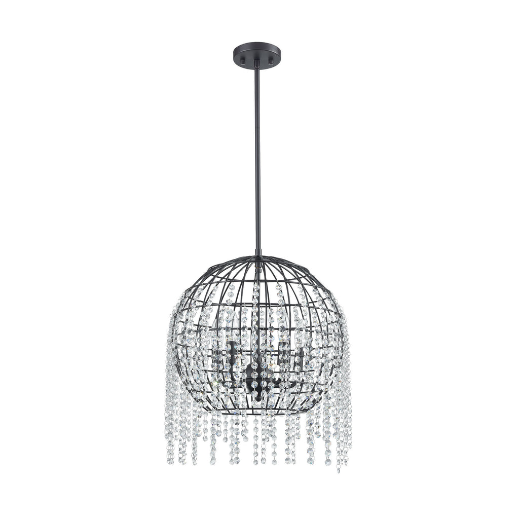 Yardley 17'' Wide 5-Light Chandelier - Oil Rubbed Bronze