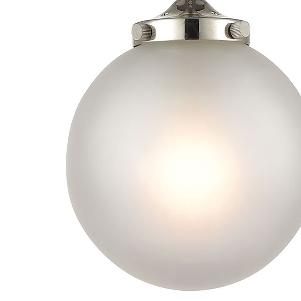 Boudreaux 6'' Wide 1-Light Mini Pendant - Polished Nickel