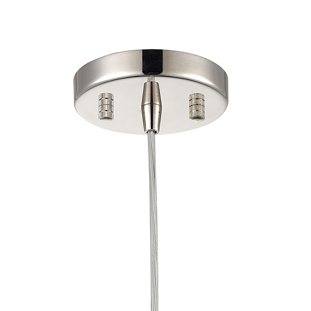 Boudreaux 6'' Wide 1-Light Mini Pendant - Polished Nickel