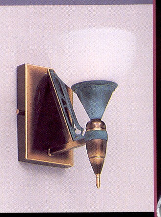 European Crafted 10'' High 1-Light Sconce - Caste Verde