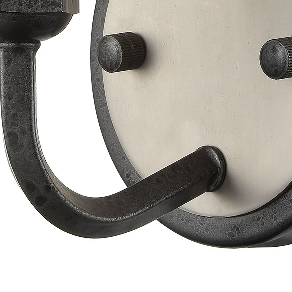 Cortlandt 6'' High 1-Light Sconce - Iron