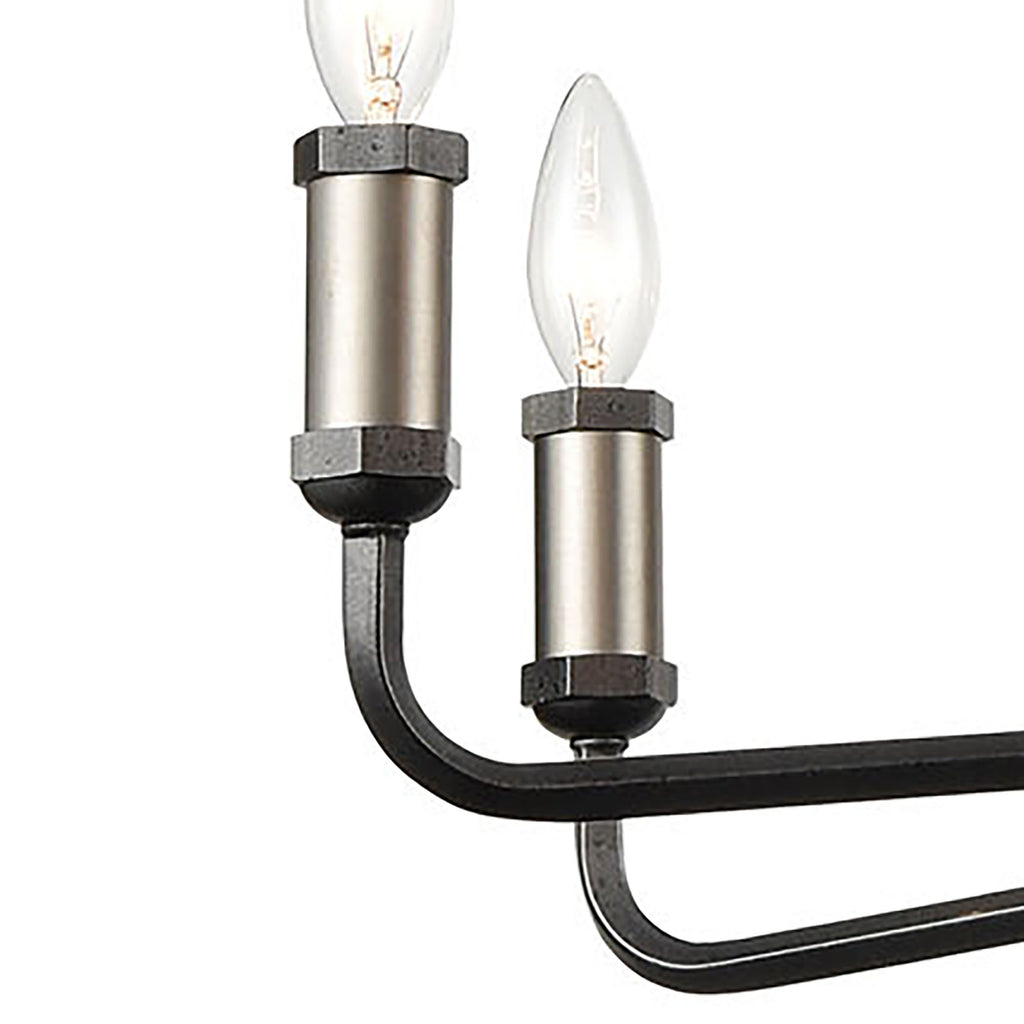 Cortlandt 36'' Wide 8-Light Chandelier - Iron