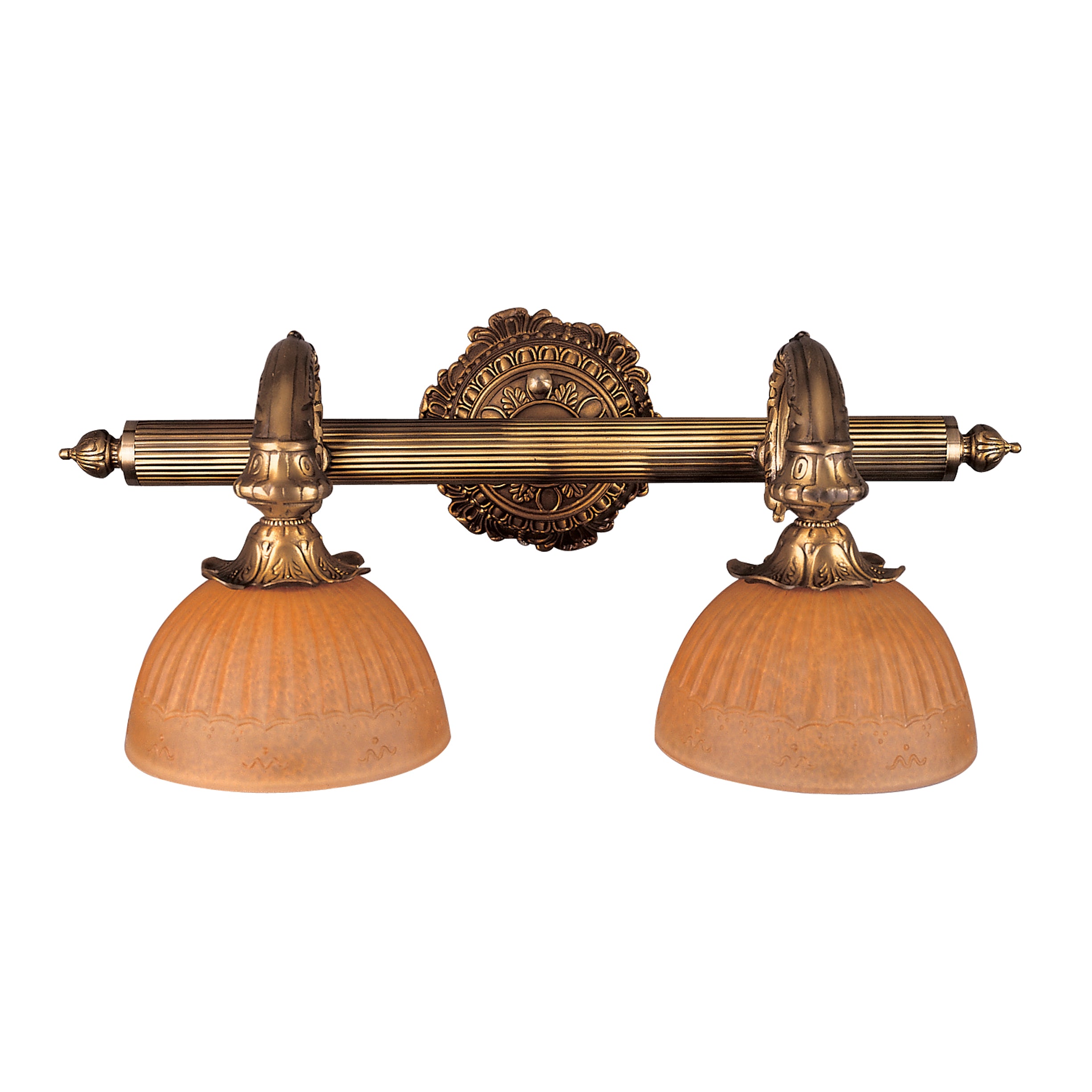 Xoura 8'' High 2-Light Sconce - Antique Brass
