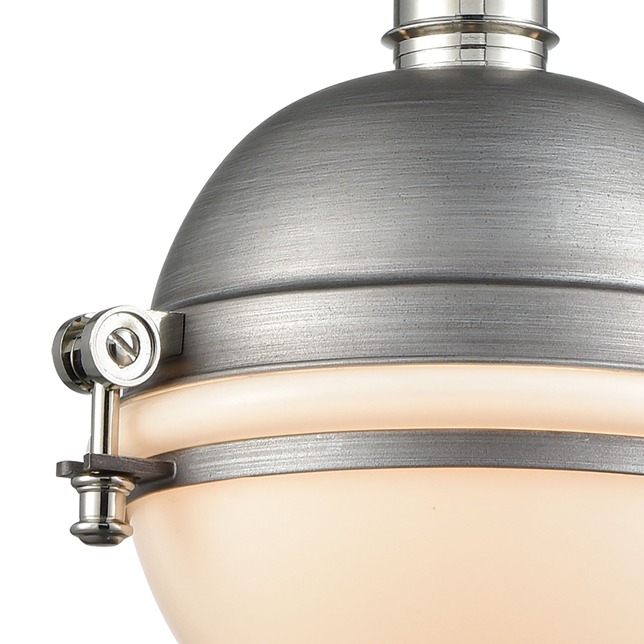 Riley 10'' Wide 1-Light Mini Pendant - Weathered Zinc
