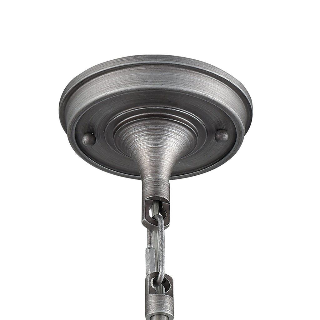 Riley 10'' Wide 1-Light Mini Pendant - Weathered Zinc