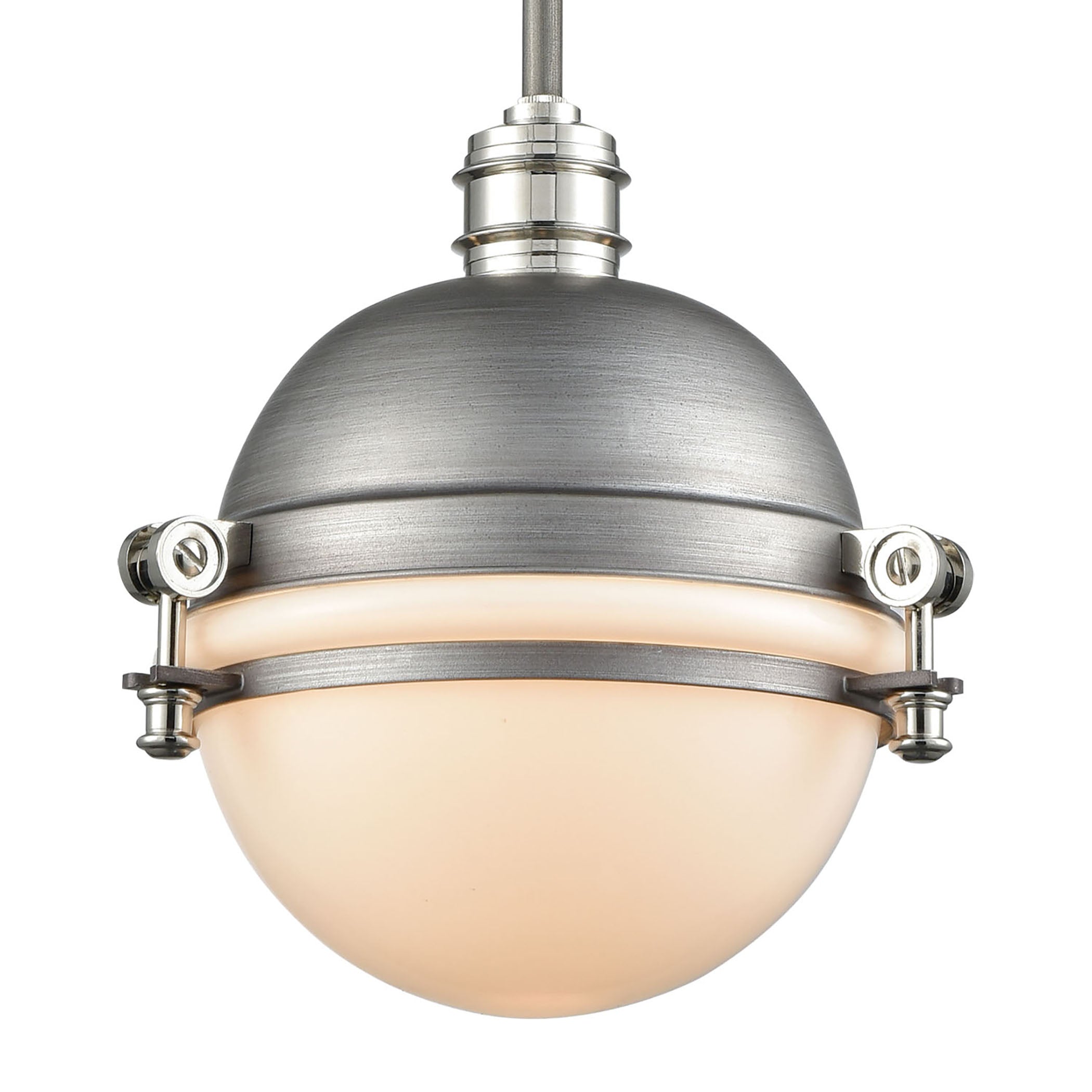 Riley 10'' Wide 1-Light Mini Pendant - Weathered Zinc