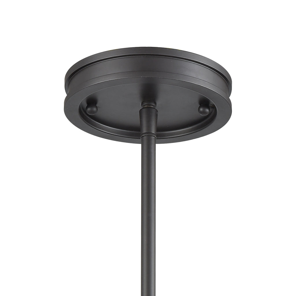 Synchronis 5'' Wide 1-Light Mini Pendant - Oil Rubbed Bronze