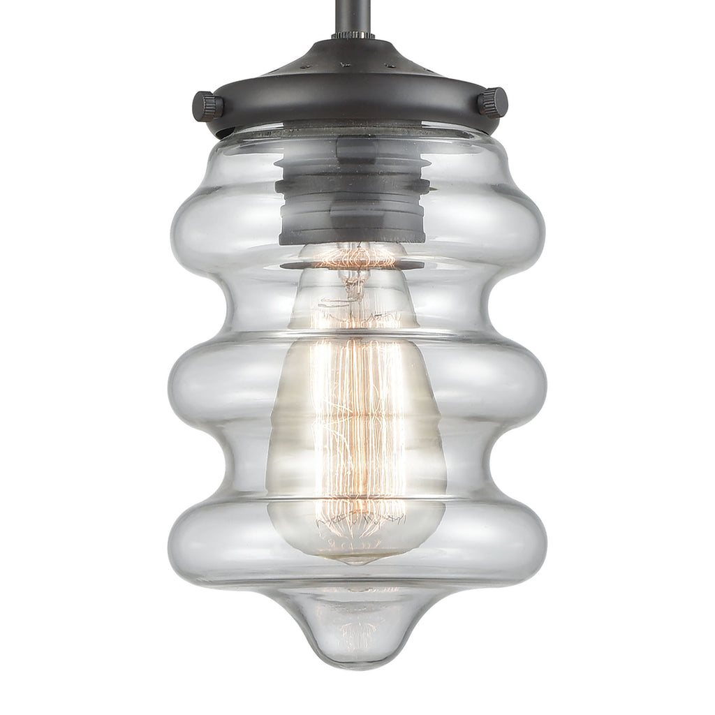 Synchronis 5'' Wide 1-Light Mini Pendant - Oil Rubbed Bronze