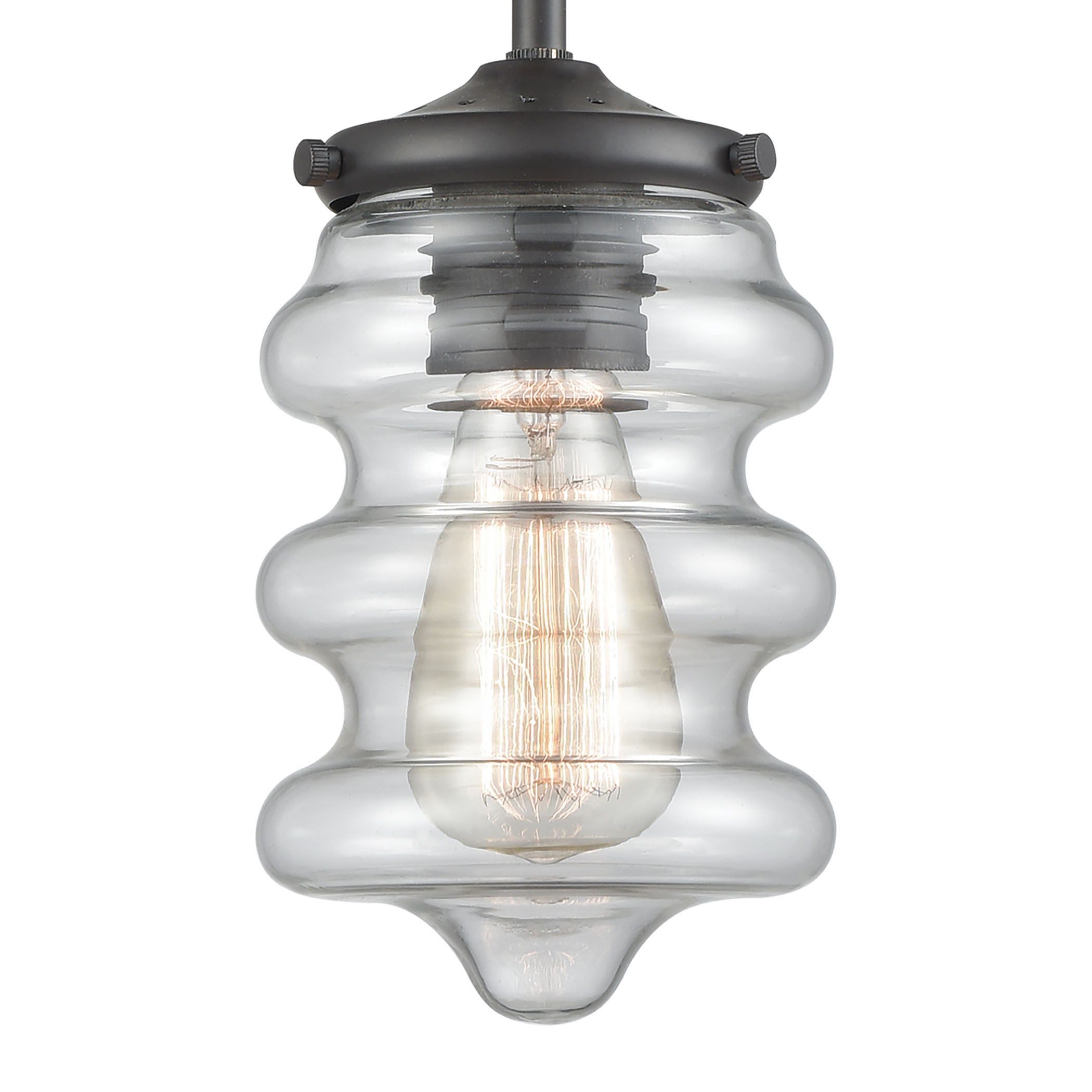 Synchronis 5'' Wide 1-Light Mini Pendant - Oil Rubbed Bronze