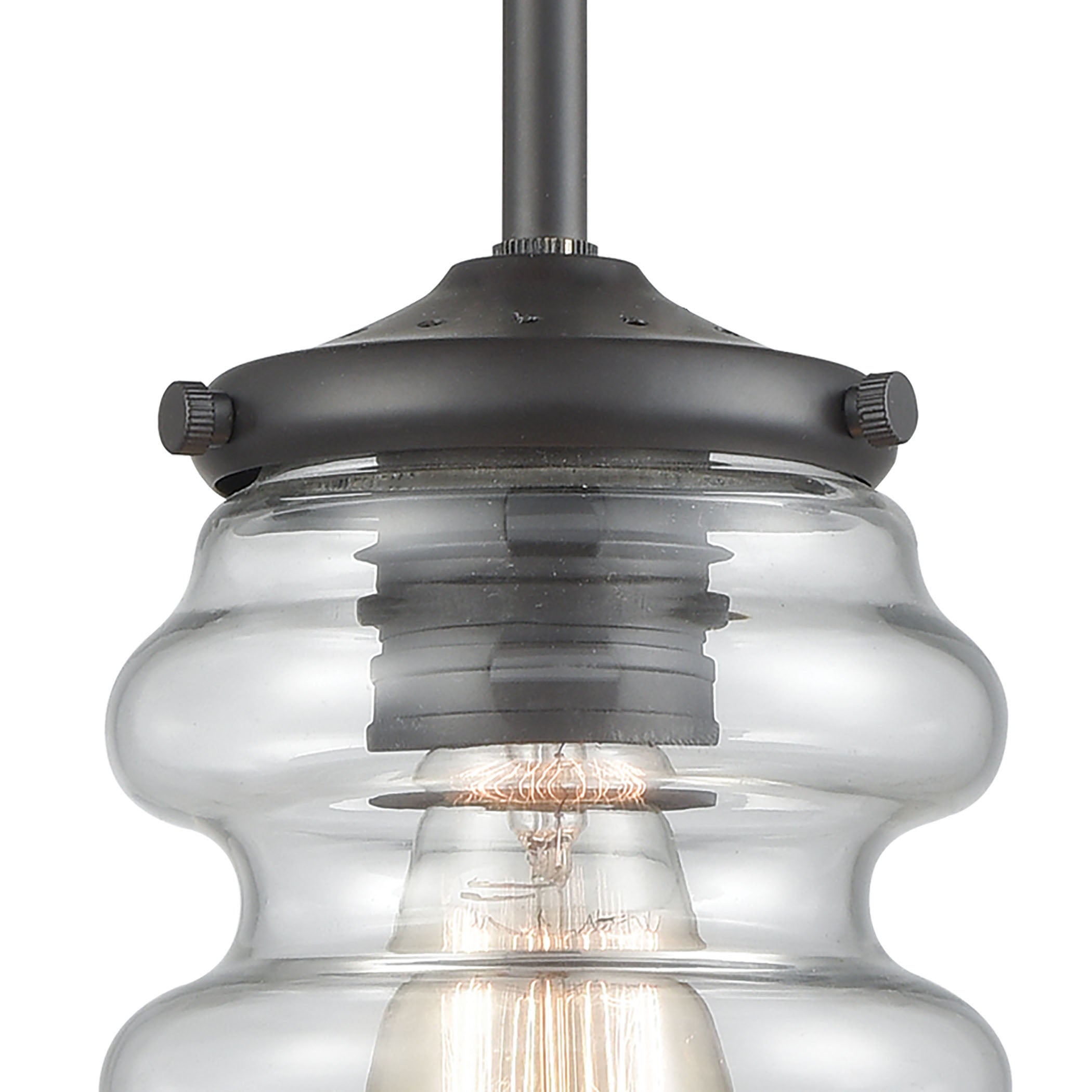 Synchronis 5'' Wide 1-Light Mini Pendant - Oil Rubbed Bronze