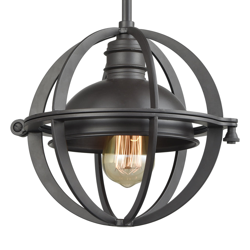 Aubridge 10'' Wide 1-Light Mini Pendant - Oil Rubbed Bronze