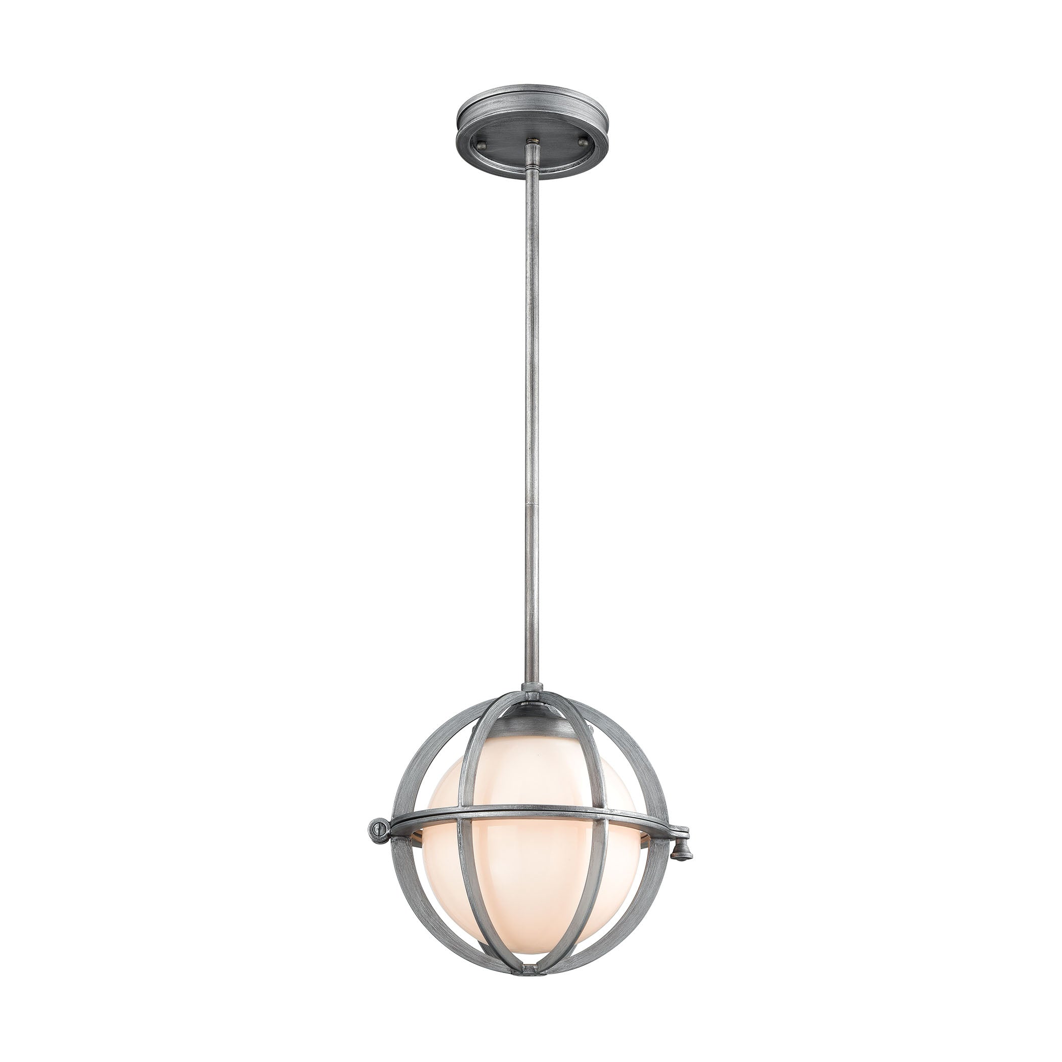 Aubridge 10'' Wide 1-Light Mini Pendant - Weathered Zinc 2