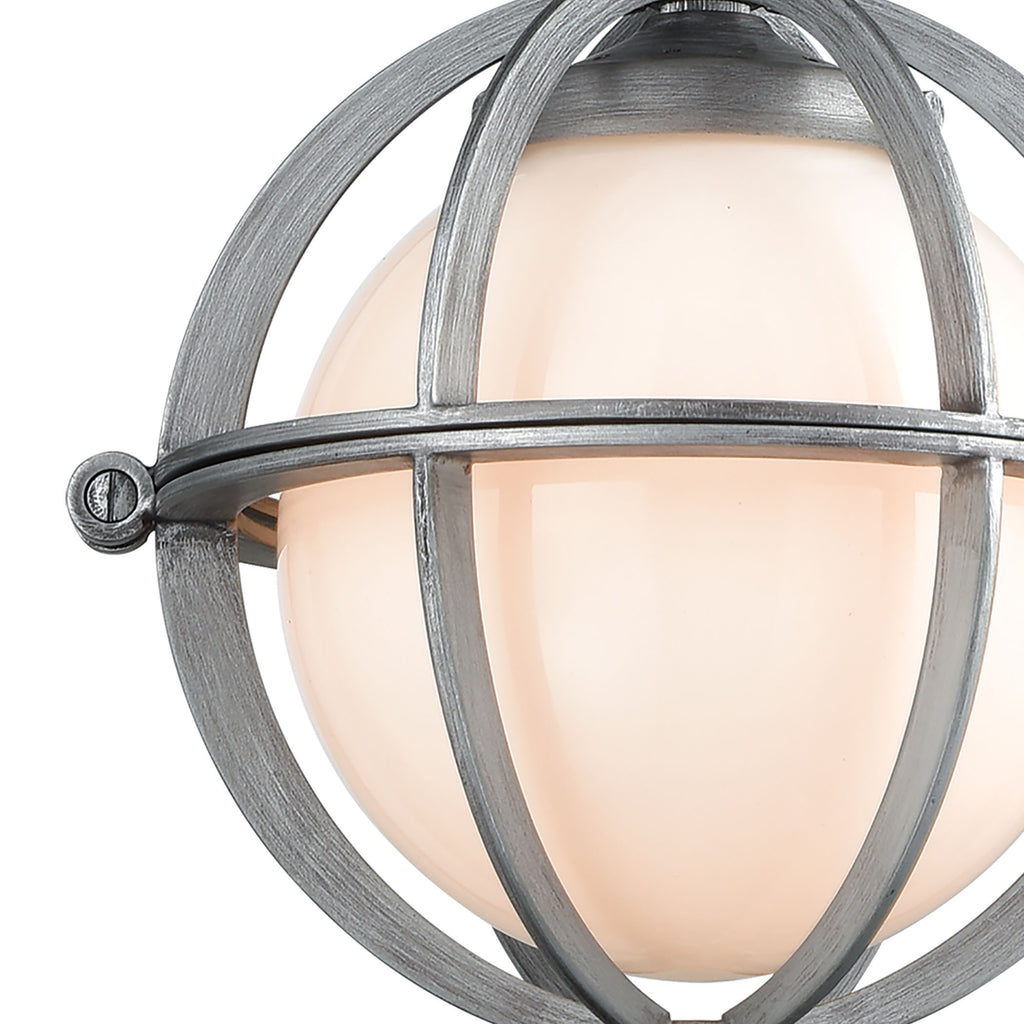 Aubridge 10'' Wide 1-Light Mini Pendant - Weathered Zinc 2