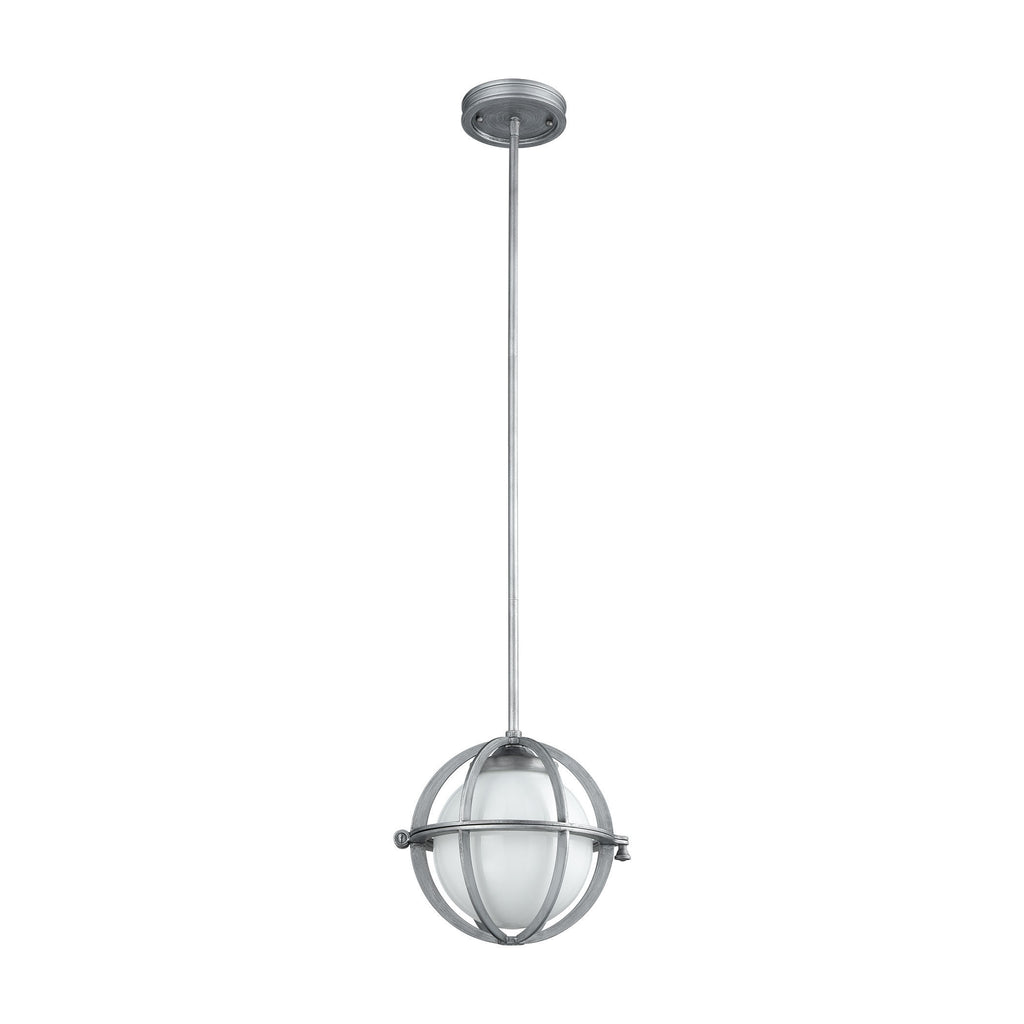 Aubridge 10'' Wide 1-Light Mini Pendant - Weathered Zinc 2