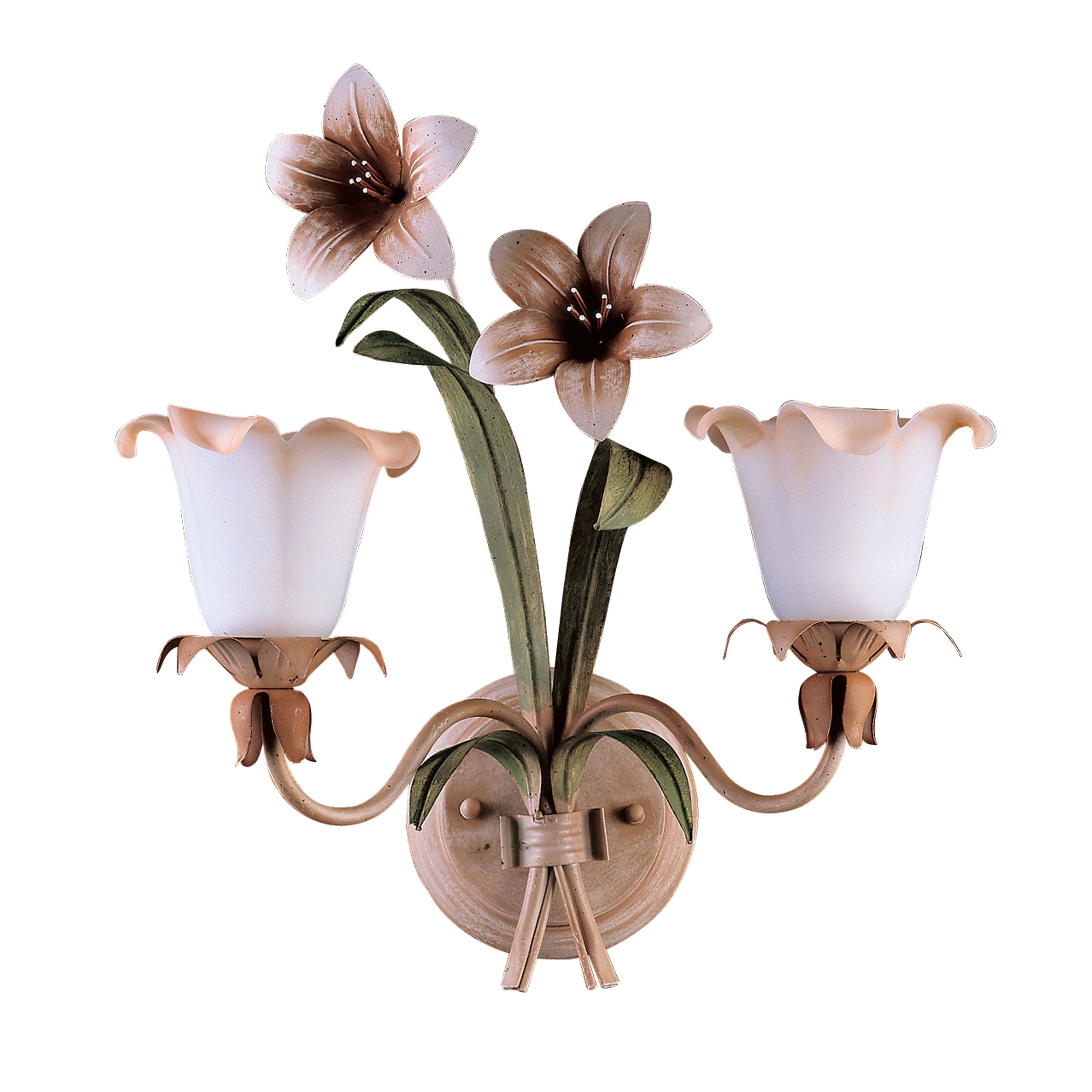 Bunch O'Posies 17'' High 2-Light Sconce - Cream
