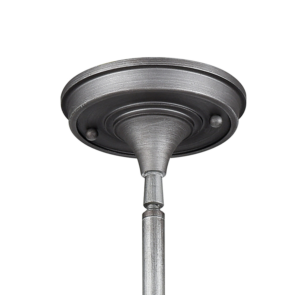 Briggs 6'' Wide 1-Light Mini Pendant - Weathered Zinc