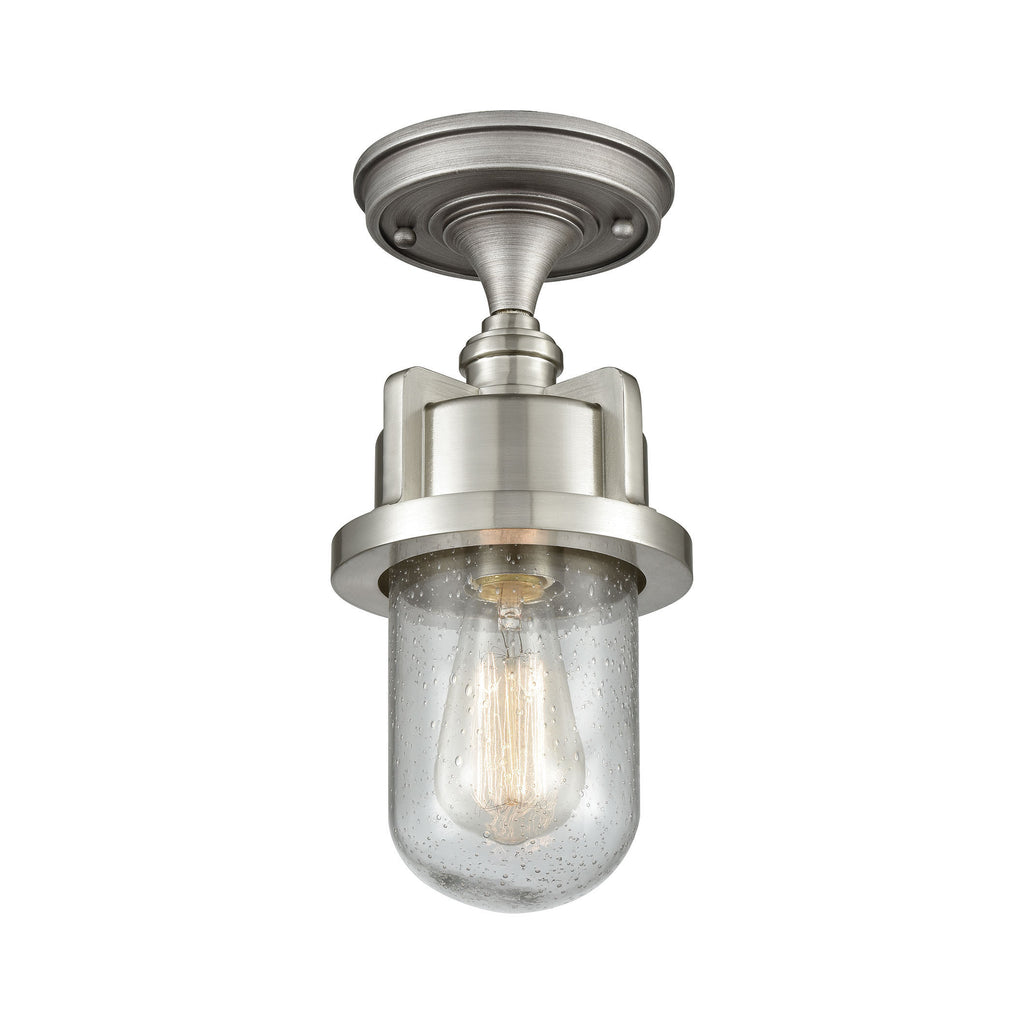 Briggs 6'' Wide 1-Light Mini Pendant - Weathered Zinc