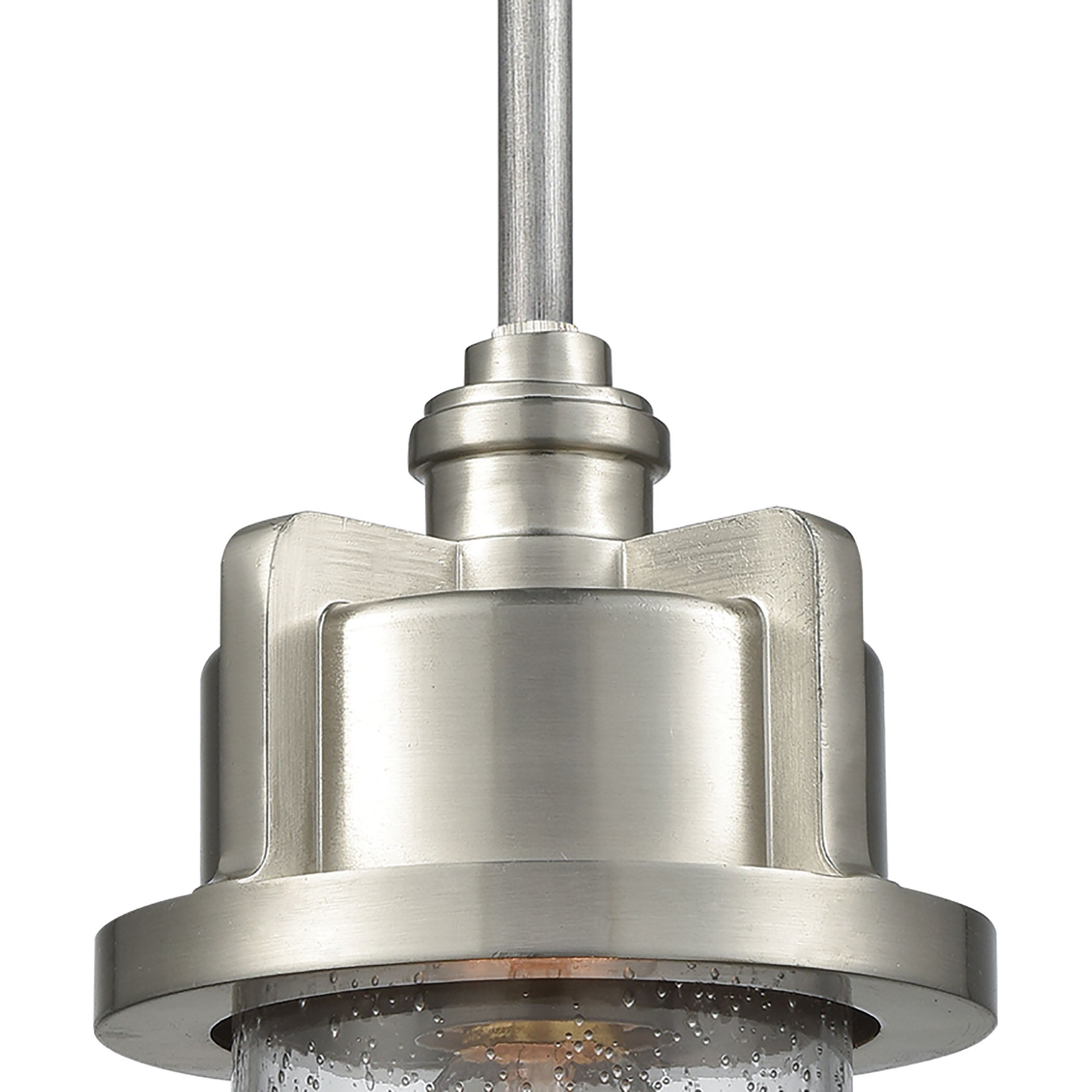 Briggs 6'' Wide 1-Light Mini Pendant - Weathered Zinc