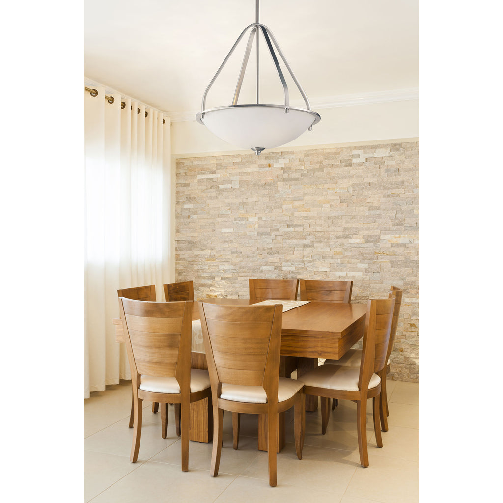 Mayfield 21'' Wide 3-Light Pendant - Brushed Nickel
