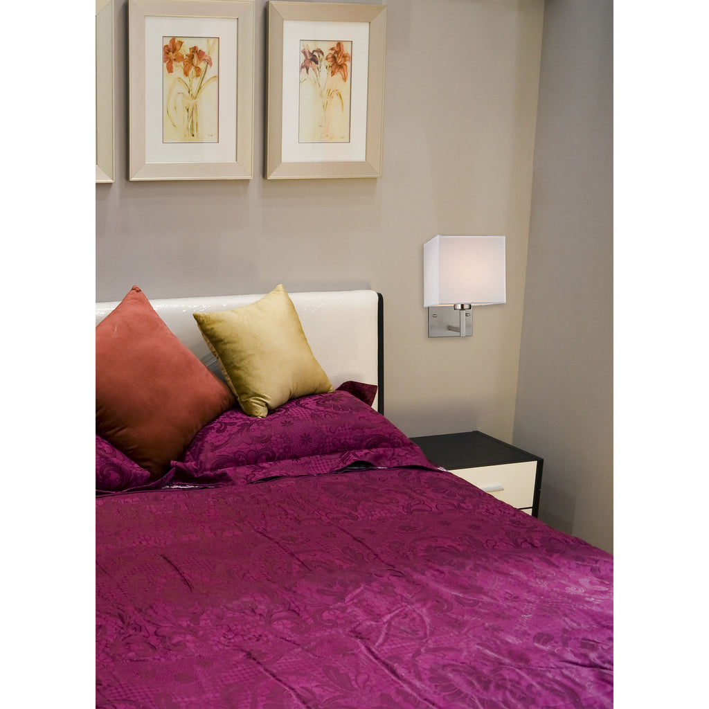 Davis 10'' High 1-Light Sconce - Brushed Nickel