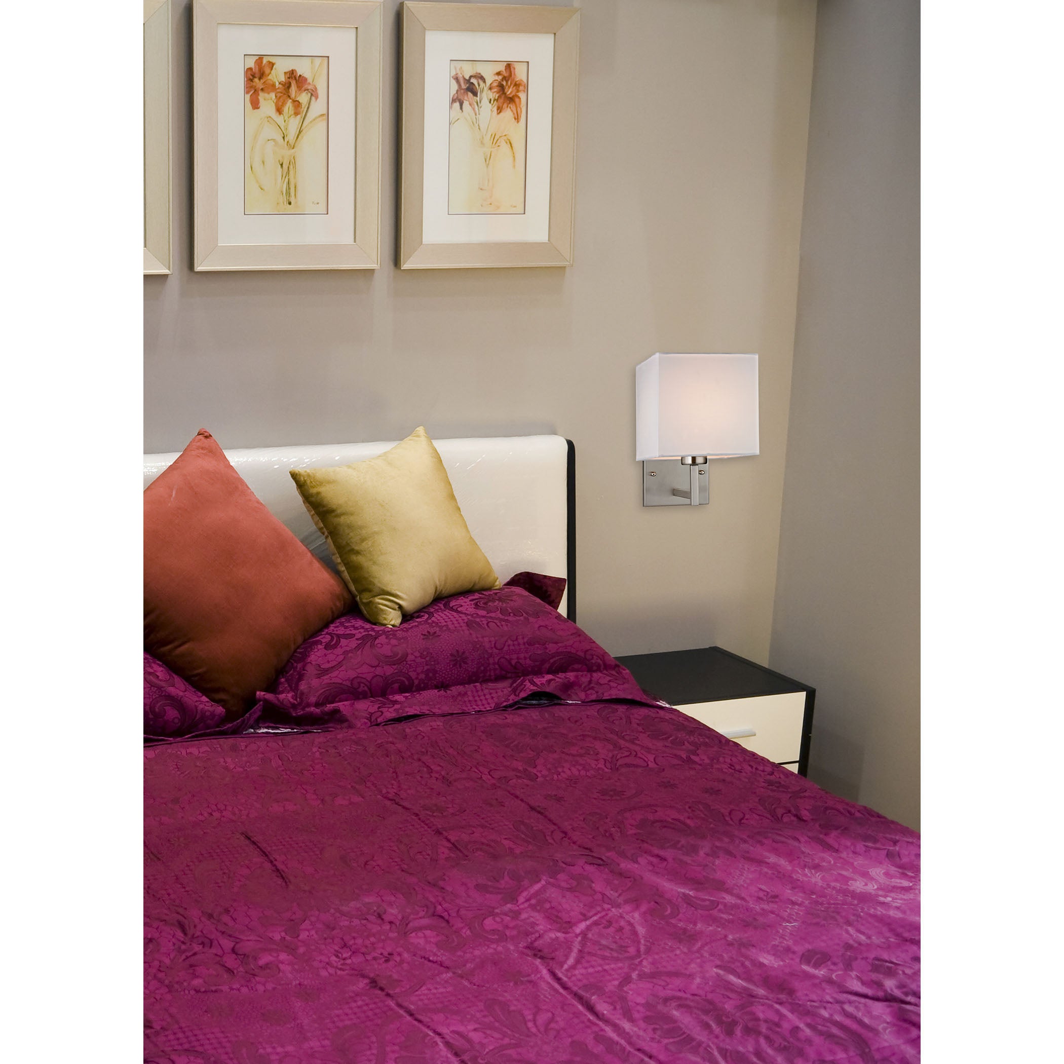 Davis 10'' High 1-Light Sconce - Brushed Nickel