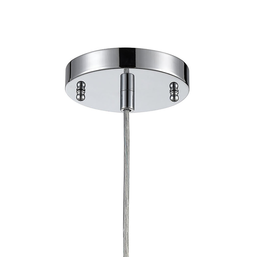 Ezra 4.5'' Wide 1-Light Pendant - Polished Chrome