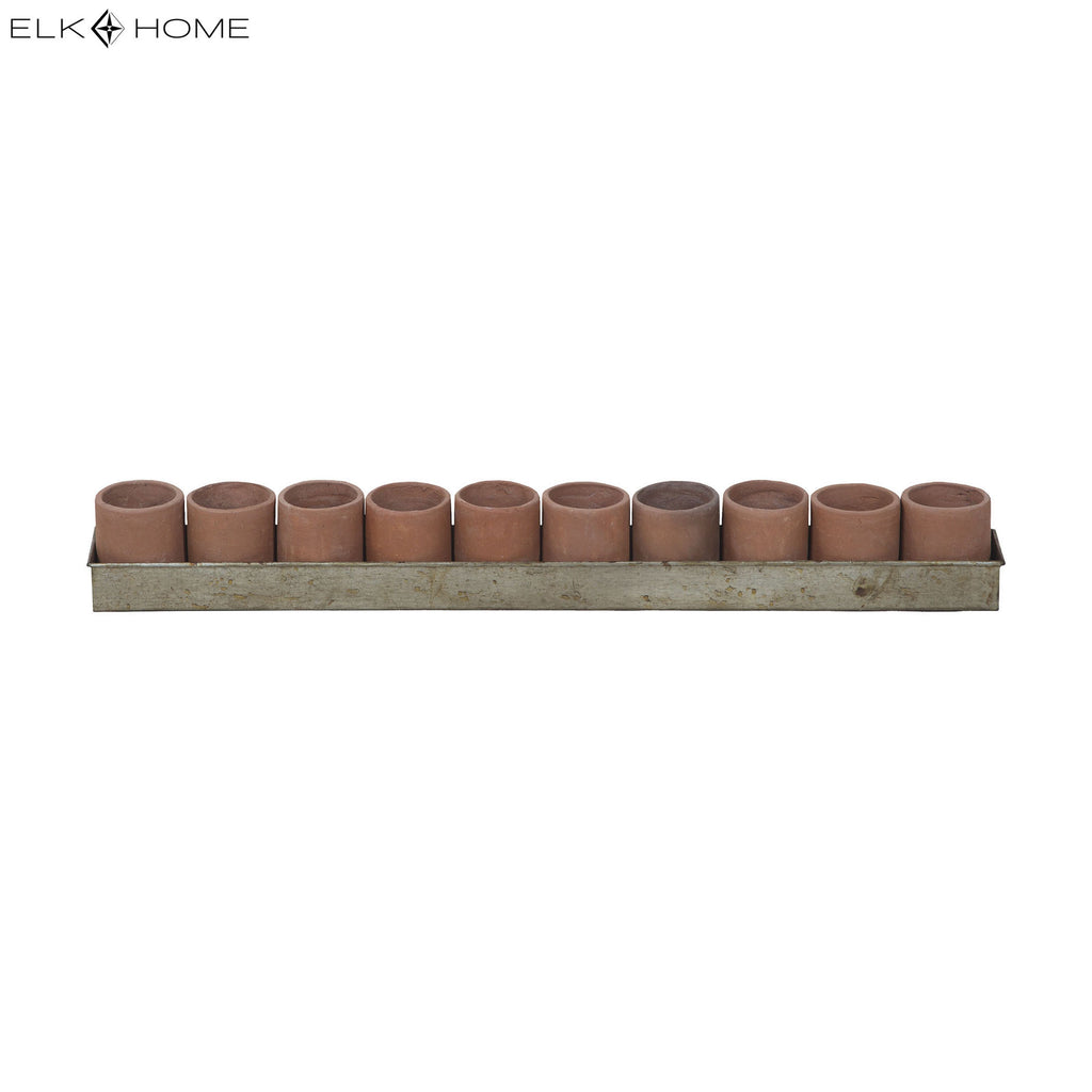 Namib Candleholder - Terracotta