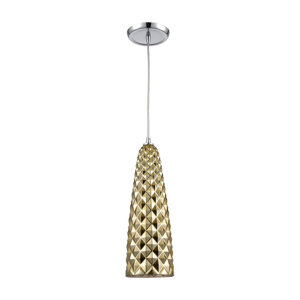Glitzy 5'' Wide 1-Light Mini Pendant - Polished Chrome