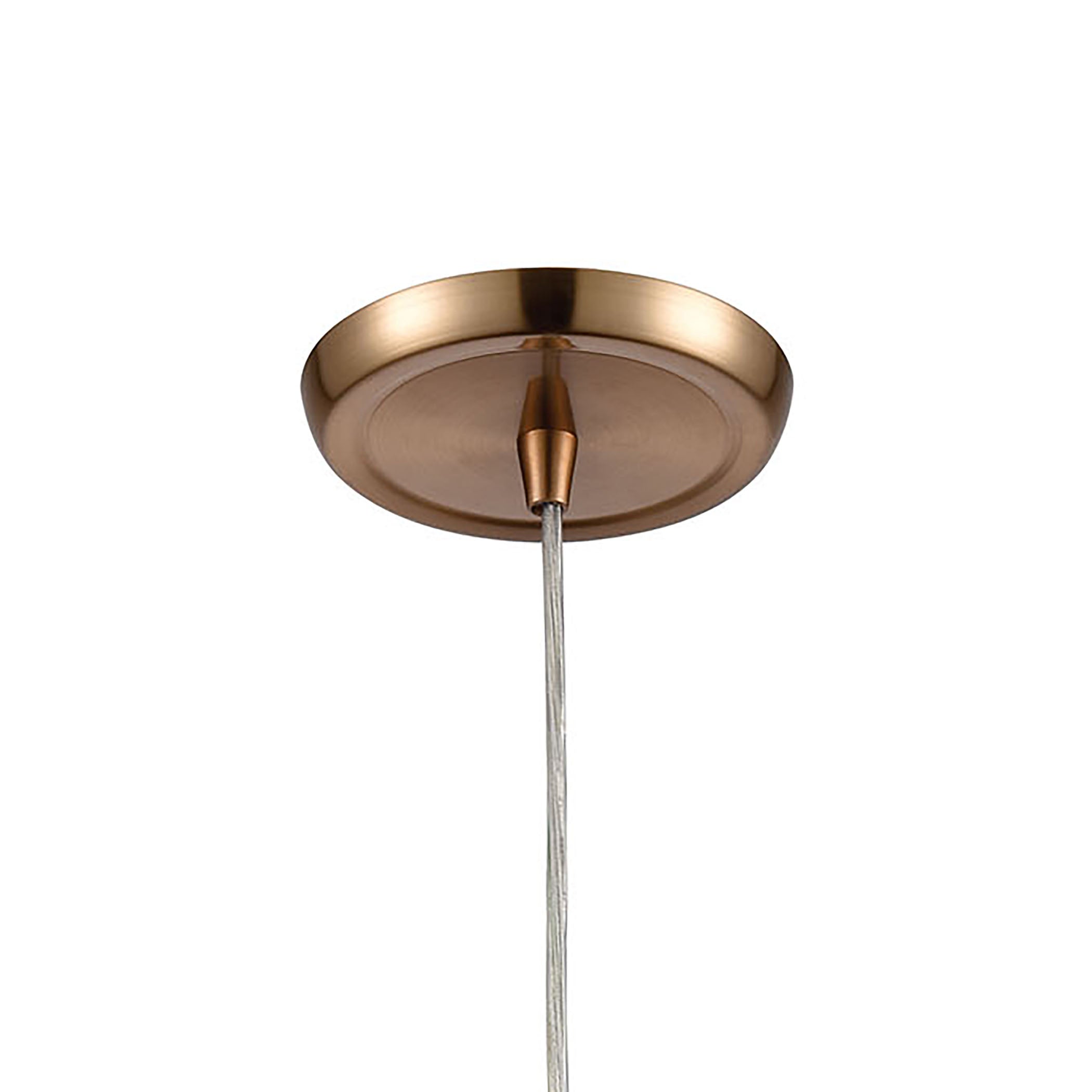 Matilda 8'' Wide 1-Light Mini Pendant - Satin Brass