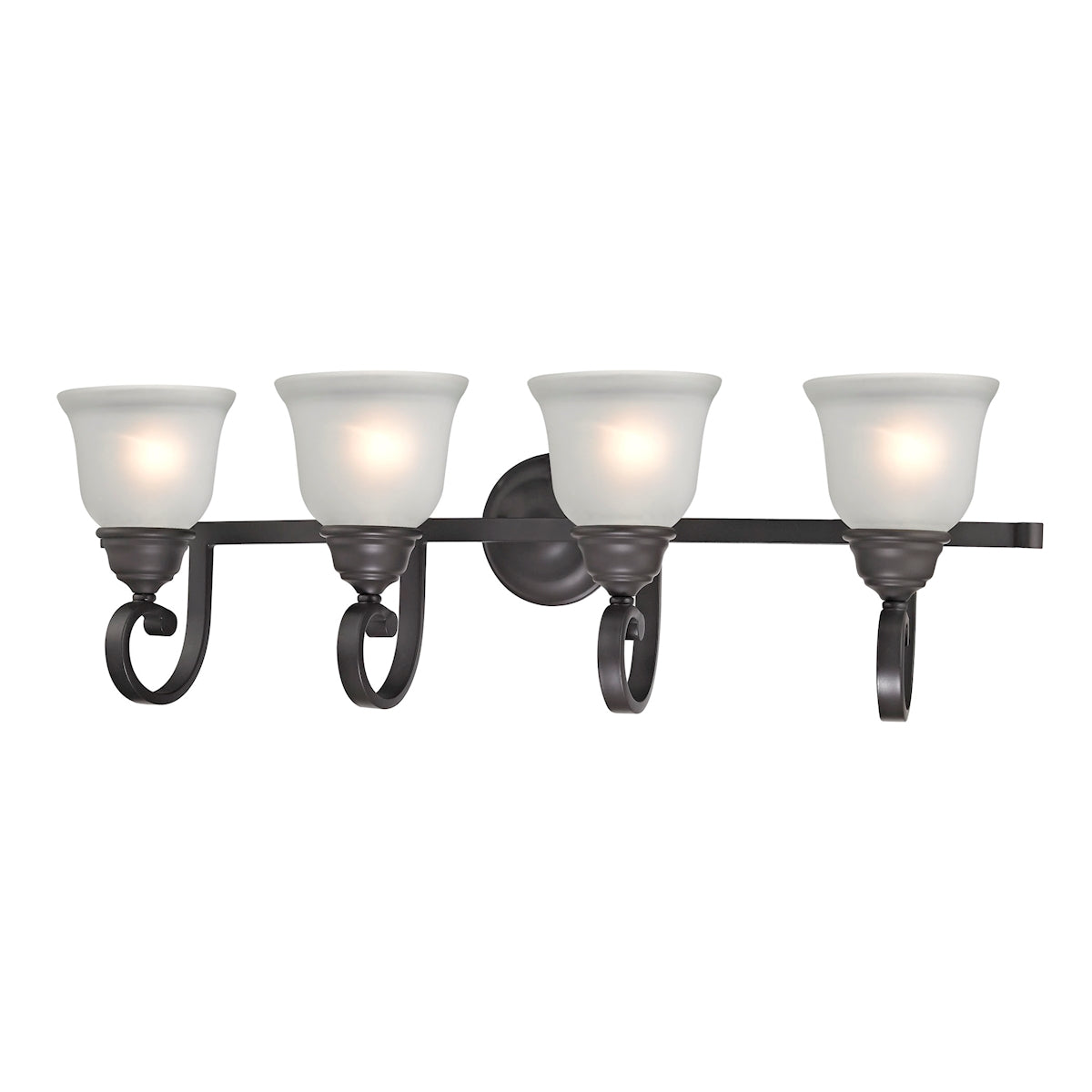 Hamilton 11'' High 4-Light Vanity Light - Oil Rubbed Bronze