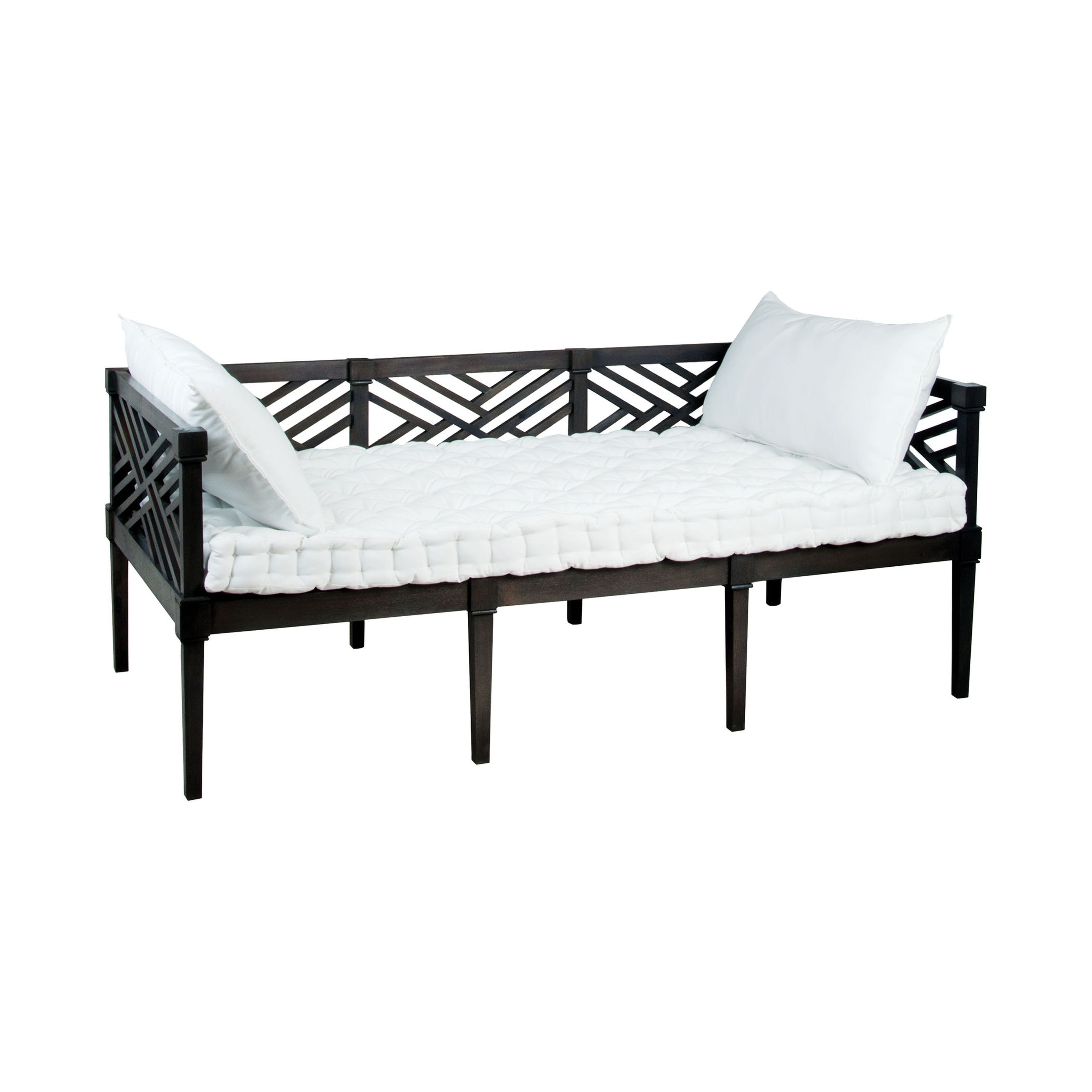 Daybed Cushion - 71x37 Set of 3 White
