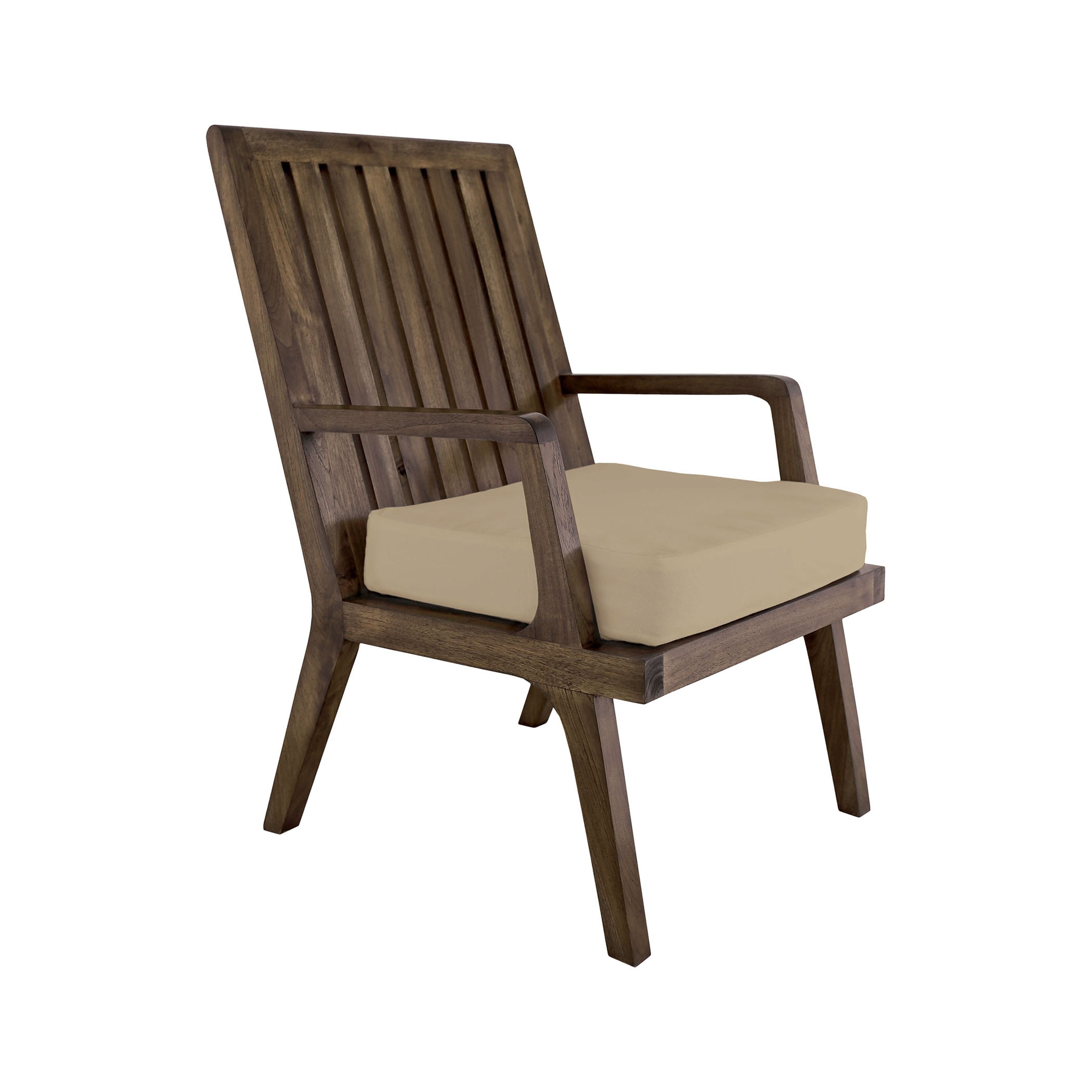Teak Marion Chair Cushion - 18x20 Cream